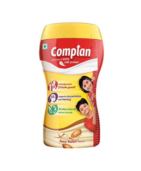 Complan-with- Milk-Protein Kesar Badam flavour 500g 